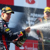 2013年 ドイツGPで勝利したレッドブルのセバスチャン・ベッテル