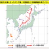 よくあるロシア機、中国機、北朝鮮機の飛行パターン