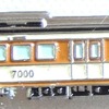 タオルマフラーのほかネクタイピンも発売される。7000系電車をモチーフにしている。