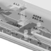 中央新幹線の地下中間駅予想図。5月に発表された高架中間駅をほぼ逆にしたイメージになる。