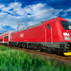 シュコダ・トランスポーテーションがドイツ鉄道向けに製造する2階建て列車編成の電気機関車