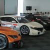 14年のGT500参戦マシン3種。手前からレクサスLF-CC、ホンダNSX、ニッサンGT-R。