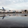 医療物資を輸送するエアバスA340-600