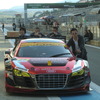 ZENT Audi R8 LMS ultra、第2戦富士での搬入日の模様。
