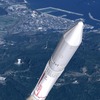 イプシロンロケットの打上げ時のイメージCG。