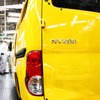 メキシコ工場で生産が開始された日産 NV200バネットのイエローキャブ仕様