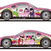 ももいろクローバーZでラッピングされたGTマシン