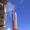 8月20日リハーサル時のイプシロンロケット。打ち上げ中止の原因となった計算機タイミングのずれはこのときから起きていた。