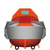 IHI、津波対応型救命艇のイメージ