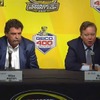 NASCARの記者会見の模様（動画キャプチャ）