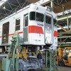 イベントでは車両工場を見学することができる。