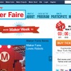 Maker Faireウェブサイト