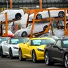 米国ケンタッキー州のボーリンググリーン工場から出荷が開始された新型シボレーコルベット