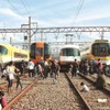 「きんてつ鉄道まつり」のイメージ。二つの車両基地を一般に公開して車両の展示などを行う。