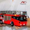 モリタオリジナル 先端屈折式はしご付消防車スーパージャイロラダー スケールモデル