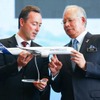 ファブリース・ブレジエ氏とナジブ・ラザク首相