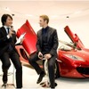トークショーの様子（左から甲斐ラースCEO 、ジェンソン・バトン選手）