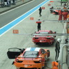 予選日の朝、フェラーリ勢のなかで可夢偉組の#71だけはピットレーンに姿を現すことがなかった。