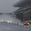 セーフティカーランが再スタートしたが雨は強まるばかり