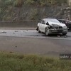 米国アトランタ郊外で起きた追突事故