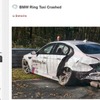 『BRIDGE TO GANTRY.COM』が伝えたBMW M5 ニュルタクシーの事故