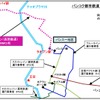 パープルラインの路線図。バンコクの北西郊外に延びる都市鉄道で、2016年頃の開業が見込まれている。