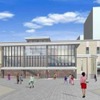 摂津本山駅の橋上駅舎（北側）のイメージ。11月24日から使用を開始する。