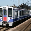 歓迎イベント参加後は北越急行ほくほく線の貸切列車で移動する。写真は北越急行HK100形。