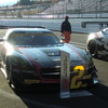GT300決勝第1レースで2位に入ったビルドハイムのメルセデスSLS。
