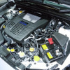 新開発された1.6L水平対向直噴ターボエンジン。外観上の差はほとんど見つけられない・ダンパー付きストッパが装備された