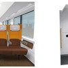 Tcの車内イメージ。オレンジを基調としたデザインにする。