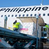 フィリピン航空A330によるエアバス企業基金の援助物資の輸送