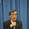 大西宇宙飛行士はロボットアーム操作の技術では高いレベルにあると、各国から評価されていると長谷川理事。