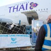 タイに10トンのグッズを運ぶタイ国際航空のA380