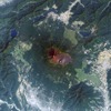 LANDSAT7が撮影した日本・富士山上空の画像