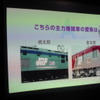 【エコプロダクツ13】コンテナの中でDJ小林克也が鉄道輸送のメリット力説