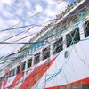 出航時の紙テープ（イメージ）