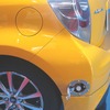 アクア　LPG車　ガソリンとLPGの補給口
