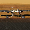 インサイト探査機の火星地球探査のイメージ