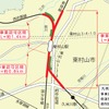 連立事業が実施される東村山駅付近の周辺図。同駅を通る新宿線など3線の線路が高架化される。