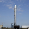静止通信衛星SES 8打ち上げの際のFalcon 9ロケット