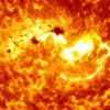 NASAのSDO衛星がとらえた大規模太陽フレア