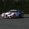 左から GAZOOレーシング トヨタ 86、レクサス LFA、レクサス LFA コードX