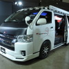 トヨタ GAZOO Racing に展示されたコマンドハイエース