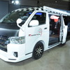 トヨタ GAZOO Racing に展示されたコマンドハイエース