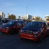 勢揃いしたBMW i3の試乗車