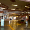 保存修理工事に着手する直前の門司港駅舎の駅舎内。工事は2018年の完成を予定している。