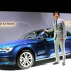 アウディ・A3セダンとアウディジャパン代表取締役社長の大喜多寛氏