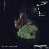 Pi-SAR-L2により観測された西之島付近の画像（東側から観測）