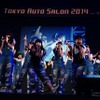 今年のオートサロンはイベントホールにのみステージを設定。痛車系やアキバ系イベントでもおなじみのアイドルグループ「ALLOVER」は広いステージを駆け巡った。
